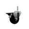 Service Caster 35 Inch Soft Rubber Wheel Swivel 34 Inch Threaded Stem Caster with Brake SCC SCC-TS20S3514-SRS-PLB-34212 - alternate 1